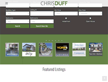 Tablet Screenshot of chrisduff.ca